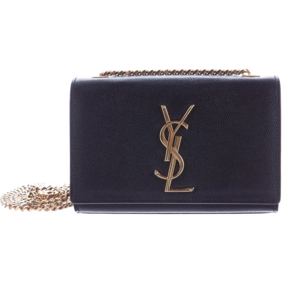 Yves Saint Laurent Monogram Leather Crossbody Bag